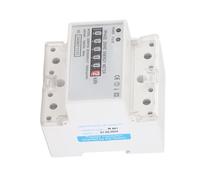 Ejoyous Vatímetro Medidor de Energía Monofásico en Carril DIN 220V 230V 10 a 40A Medidor de KWh Digital LED con Salida de Pulso para Caja de Distribución de Monitoreo Eléctrico Electricistas