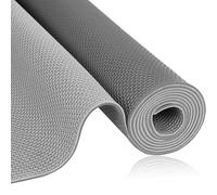 EJvkrbtx Estera de Drenaje Antideslizante Hueca de Malla de PVC Comercial, 5 mm, Multicolor, 1,2 x (1-15) m(Gray,1.2x15m)