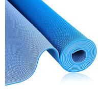 EJvkrbtx Estera de Drenaje Antideslizante Hueca de Malla de PVC Comercial, 5 mm, Multicolor, 1,2 x (1-15) m(Blue,1.2x4m)