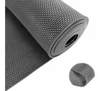 EJvkrbtx Estera de Drenaje de Malla de PVC, Antideslizante, 5 mm de Espesor, 1,2 m de Ancho, Multicolor, 1,2 x (1-15) m(Gray,1.2x5m)