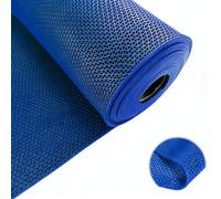 EJvkrbtx Estera de Drenaje de Malla de PVC, Antideslizante, 5 mm de Espesor, 1,2 m de Ancho, Multicolor, 1,2 x (1-15) m(Blue,1.2X)