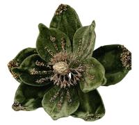 EKalgretrA Juego De 4 Decoraciones Florales Navideñas con Purpurina Dorada | For adornos de árboles, coronas y exhibidores de mesa con un paño suave(Color 5)