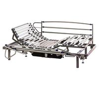 ekamia - ERIS Cama Articulada Eléctrica + Barandillas - 105cm x 190cm, Mando con Cable