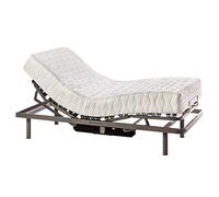 ekamia - ERIS Cama Articulada Eléctrica con Colchón Luka - 75cm x 190cm, Mando inalámbrico