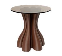 Ekbacken Studios Mesa auxiliar Anemone Ø50 cm Chocolate