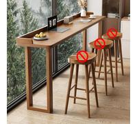 EKDJSN Mesa de Bar Mesa de Pub de Granja, Mesa de Comedor con Altura de Barra de Madera Maciza, Entrada de Mesa Consola Estrecha for Cocina, Sala de Descanso (No Son Sillas)(140cm/55in)
