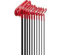 Eklind 53910 3/32 - 3/8-inch tamaño Serie cojín Grip hexagonal T-Key Set con bolsa - acero (Juego de)