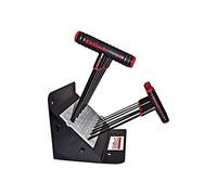 Eklind 60914 Llave Allen con mango Power-T, juego de 11 piezas SAE pulgadas tamaños 5/64-3/8 9 pulgadas con soporte