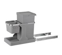 EKO EK9931 Cubo de Basura Reciclaje Cocina 20 L + 4 L Extraíble Gris