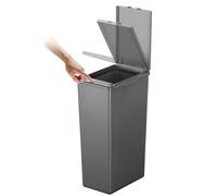 EKO Morandi Cubo de Basura para Cocina 30 L con Tapa Táctil Gris Oscuro