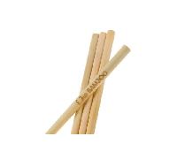 Ekobamboo Pajitas de Bambú 12 Unidades