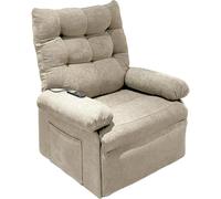 El almacén del colchón butaca Élite levanta-personas con 3 Motores, butaca reclinable, sillón relax con función auto-ayuda, reclinación eléctrica, para personas mayores Beige