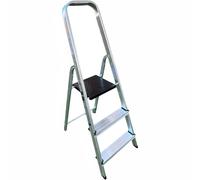 EL BAÑO MODERNO Escalera 3 150kg Peldaños Plegables Aluminio MAX