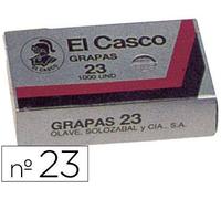 El Casco 136862 - Caja de 1000 grapas galvanizadas Nº 23/6G