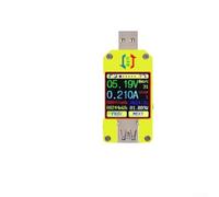 El equipo de prueba de energía USB con pantalla TFT a color muestra voltaje corriente potencia mAh mWh y datos de temperatura para análisis en tiempo real (UM34)