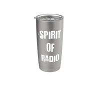 El espíritu de la radio Vaso térmico de acero inoxidable de doble pared