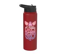 El feminismo no es frágil como una flor, como una bomba Stainless Steel Insulated Water Bottle