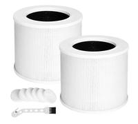 El filtro de repuesto HEPA 3 en 1 para LEVOIT Core Mini incluye dos filtros purificadores de aire y seis almohadillas aromáticas, que eliminan eficazmente los olores y mejoran la calidad del aire
