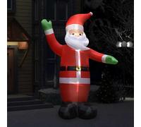 El inflable navideño de Papá Noel con luces LED de Living Store, decoración navideña, IP44, 3 metros