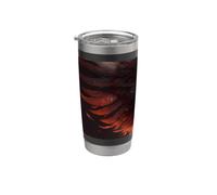 El majestuoso ascenso del ave fénix épica Vaso térmico de acero inoxidable de doble pared