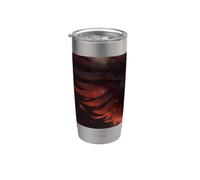 El majestuoso ascenso del ave fénix épica Vaso térmico de acero inoxidable de doble pared