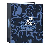 EL NIÑO Bahia - Carpeta de Folio 4 Anillas, Ideal para Niños de Diferentes Edades, Cómoda y Versátil, Calidad y Resistencia, Ideal para Niños y Jóvenes, 27x6x33 cm, Color Azul