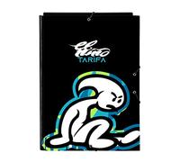 Safta Carpeta folio 3 solapas EL NIÑO Green Bali 26x36,5 cm Negro