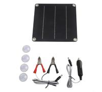 El panel solar monocristalino 10W 12V para el coche para la batería | Silicio monocristalino de alta eficiencia, salida estable de 10 W, evita el drenaje de la batería, ideal para coches