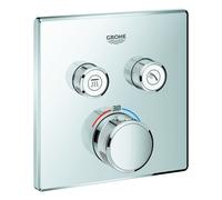 El termostato Grohe Grohtherm SmartControl con dos válvulas de cierre, 29124000, Color: cromado
