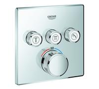 El termostato Grohe Grohtherm SmartControl con tres válvulas de cierre, 29126000, Color: cromado