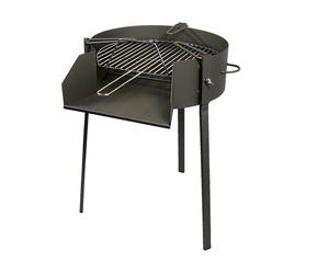 El Zorro Barbacoa redonda con soporte para paella Ø50 x 75 cm
