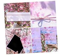 ELAYARD Caja de Obsequio Rosa Sakura 25x18x8 Cm para Bodas y Cumpleaños, Estuche de Papel Ecológico Bolsa Incluida, Adecuado para Embalaje de Dulces y Celebraciones