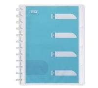 Elba 100205613 carpeta de cartón a4 azul, transparente