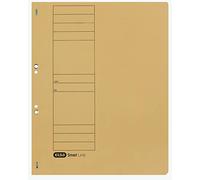Elba 21450CH - Clasificadora con grapado u orificio (250 g/m², cartón manila, para aproximadamente 200 hojas DIN A4, cubierta frontal entera, 50 unidades), color beige