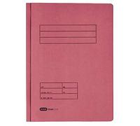 Elba 23462RO - Carpeta extragruesa (cartón de manila, capacidad de 200 páginas, A4, 250 g/m², 50 unidades), color rojo