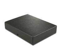 Elba Caja archivadora de documentos 31416SW cartón 580 hojas 315x240x65 mm negro