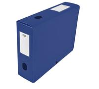 Elba 400094582 caja de índice con lomo 80 mm polipropileno opaco (24 x 32 cm), color azul