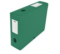 Elba 400094584 caja de índice con lomo 80 mm polipropileno opaco (24 x 32 cm), color verde