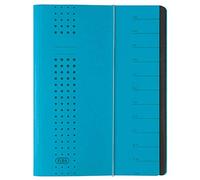 Elba 42496BL - Carpeta archivadora A4 1-12 color azul