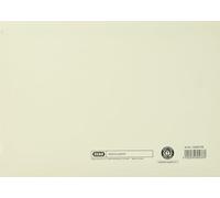 Elba 80433 - Carpeta clasificadora (cartón resistente, espacio para anotaciones, 50 unidades), color beige