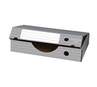 Elba 83325 - Caja archivadora (A3, 10 unidades), color gris y blanco