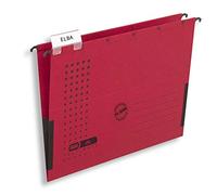Elba 85803GN - Carpeta colgante de cartón A4 230 g/m² , color rojo (5 unidades)