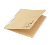 Elba 90448 - Archivador colgante (texto en alemán, cartón reciclado, 320 g/m², 4 compartimentos con pestañas, 20 unidades), color marrón