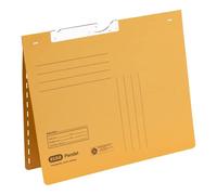 Elba 90461GB - Archivador colgante (texto en alemán, cartón Manila reciclado, 320 g/m², 2 pliegues, ranuras troqueladas, 50 unidades), color amarillo