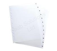 ELBA A4 PP IDX 1-12 WHT 100204771