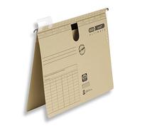 Elba BZ/85447 - Carpeta colgante (245 x 318 x 9 mm, 230 g/m², 25 unidades), color beige