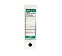 Elba caja de archivo definitivo a4 - resistente y duradera - tamaño estandar a4 - diseño elegante y funcional - color blanco y verde