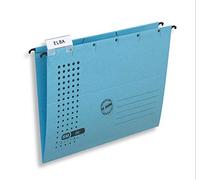 Elba Chic Ultimate 85740BL - Carpeta con ganchos para colgar (laterales abiertos, 25 unidades), color azul