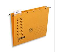 Elba Chic Ultimate 85740GB - Carpeta con ganchos para colgar (laterales abiertos, 25 unidades), color amarillo