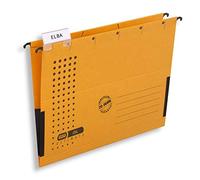Elba Chic Ultimate 85743 GB - Carpeta con ganchos para colgar (laterales parcialmente cerrados, 25 unidades), color amarillo